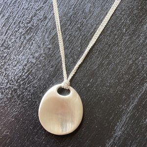 Silver pendant necklace from White House black Market